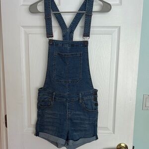 Denim Blue Women's Overalls